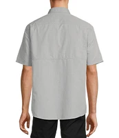 Roundtree & Yorke The Charter Performance Vented Short Sleeve Solid Fishing Sport Shirt