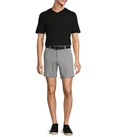 Roundtree & Yorke The Cloud Collection 7#double; Flat Front Washed Chino Shorts