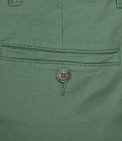 Roundtree & Yorke The Cloud Collection 7#double; Flat Front Washed Chino Shorts
