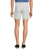 Roundtree & Yorke The Cloud Collection 7#double; Flat Front Washed Chino Shorts