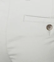 Roundtree & Yorke The Cloud Collection 7#double; Flat Front Washed Chino Shorts