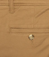 Roundtree & Yorke The Cloud Collection 7#double; Flat Front Washed Chino Shorts