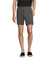 Roundtree & Yorke The Cloud Collection 7#double; Flat Front Washed Chino Shorts