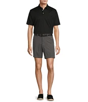 Roundtree & Yorke The Cloud Collection 7#double; Flat Front Washed Chino Shorts