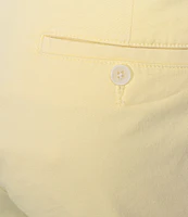 Roundtree & Yorke The Cloud Collection 7#double; Flat Front Washed Chino Shorts