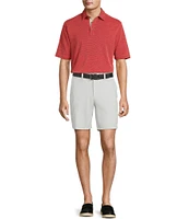 Roundtree & Yorke The Cloud Collection 8#double; Flat-Front Tech Pocket Washed Chino Shorts