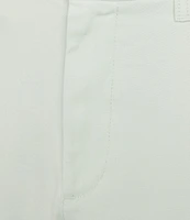 Roundtree & Yorke The Cloud Collection 8#double; Flat-Front Tech Pocket Washed Chino Shorts