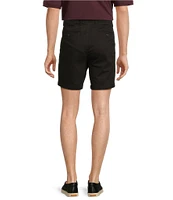 Roundtree & Yorke The Cloud Collection 8#double; Flat-Front Tech Pocket Washed Chino Shorts
