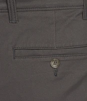 Roundtree & Yorke The Cloud Collection 8#double; Flat-Front Tech Pocket Washed Chino Shorts