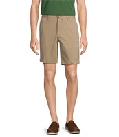 Roundtree & Yorke The Cloud Collection 9#double; Flat Front Washed Chino Shorts