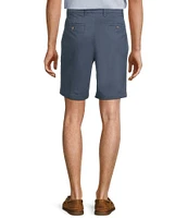 Roundtree & Yorke The Cloud Collection 9#double; Flat Front Washed Chino Shorts