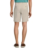 Roundtree & Yorke The Cloud Collection 9#double; Flat Front Washed Chino Shorts