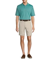 Roundtree & Yorke The Cloud Collection 9#double; Flat Front Washed Chino Shorts