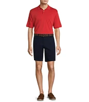 Roundtree & Yorke The Cloud Collection 9#double; Flat Front Washed Chino Shorts