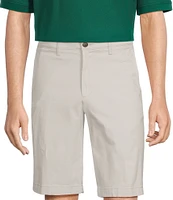 Roundtree & Yorke The Cloud Short Collection 11#double; Flat Front Washed Chino Shorts