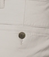 Roundtree & Yorke The Cloud Short Collection 11#double; Flat Front Washed Chino Shorts