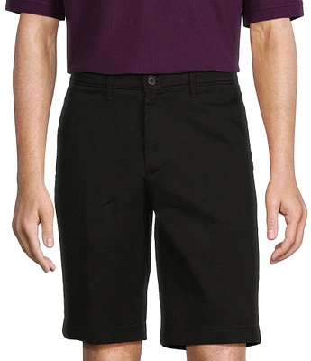 Roundtree & Yorke The Cloud Short Collection 11#double; Flat Front Washed Chino Shorts
