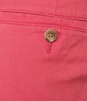 Roundtree & Yorke The Cloud Short Collection 11#double; Flat Front Washed Chino Shorts