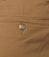 Roundtree & Yorke The Cloud Short Collection 11#double; Flat Front Washed Chino Shorts