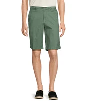 Roundtree & Yorke The Cloud Short Collection 11#double; Flat Front Washed Chino Shorts