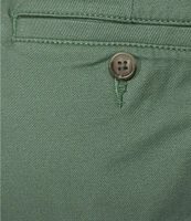 Roundtree & Yorke The Cloud Short Collection 11#double; Flat Front Washed Chino Shorts