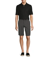 Roundtree & Yorke The Cloud Short Collection 11#double; Flat Front Washed Chino Shorts