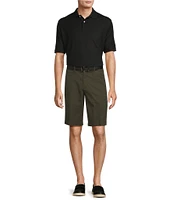 Roundtree & Yorke The Cloud Short Collection 11#double; Flat Front Washed Chino Shorts