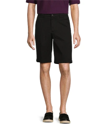 Roundtree & Yorke The Cloud Short Collection 11#double; Flat Front Washed Chino Shorts