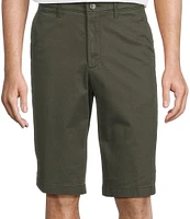 Roundtree & Yorke The Cloud Short Washed Classic Fit Flat Front 13#double; Inseam Chino Shorts