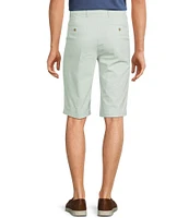 Roundtree & Yorke The Cloud Short Washed Classic Fit Flat Front 13#double; Inseam Chino Shorts