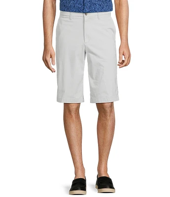 Roundtree & Yorke The Cloud Short Washed Classic Fit Flat Front 13#double; Inseam Chino Shorts