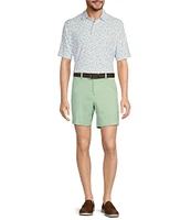 Roundtree & Yorke The Fairway Seasonal 7#double; Flat Front Performance Shorts