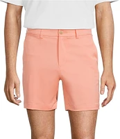 Roundtree & Yorke The Fairway Seasonal 7#double; Flat Front Performance Shorts