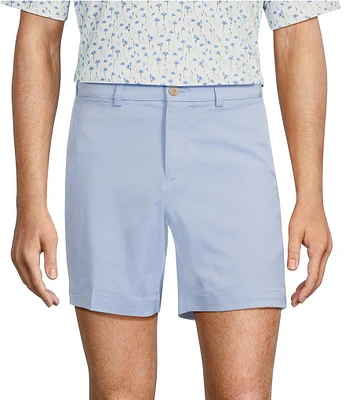 Roundtree & Yorke The Fairway Seasonal 7#double; Flat Front Performance Shorts