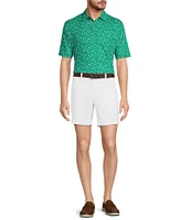 Roundtree & Yorke The Fairway Seasonal 7#double; Flat Front Performance Shorts