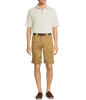 Roundtree & Yorke The Hiker Classic Fit 11#double; Inseam Neutral Cargo Shorts