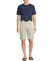 Roundtree & Yorke The Hiker Classic Fit 11#double; Inseam Neutral Cargo Shorts