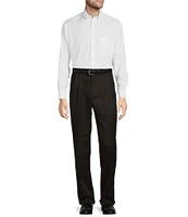 Roundtree & Yorke TravelSmart Classic Fit Non-Iron Ultimate Comfort Microfiber Pleated-Front Dress Pants