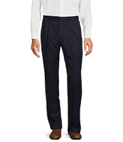 Roundtree & Yorke TravelSmart Classic Fit Non-Iron Ultimate Comfort Microfiber Pleated-Front Dress Pants