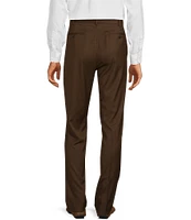 Roundtree & Yorke TravelSmart Luxury Gabardine Ultimate Comfort Classic Fit Non-Iron Flat Front Dress Pants