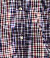 Roundtree & Yorke TravelSmart Classic Fit Easy Care Twill Plaid Sport Shirt