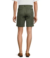 Roundtree & Yorke TravelSmart Classic Fit Flat Front Luxury Microfiber 8#double; Inseam Shorts