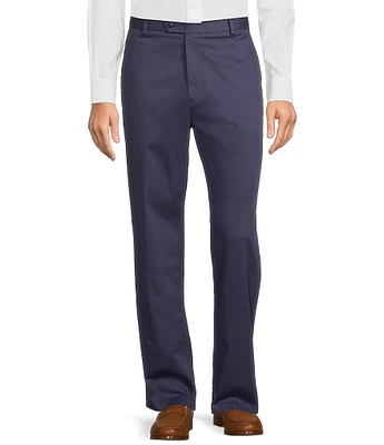 Roundtree & Yorke TravelSmart Classic Fit Flat Front Non-Iron Chino Pants