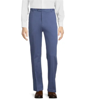 Roundtree & Yorke TravelSmart Classic Fit Flat Front Non-Iron Twill Pants