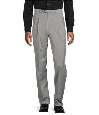 Roundtree & Yorke travelSMART Classic Fit Herringbone Ultimate Comfort Dress Pants