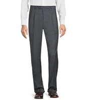 Roundtree & Yorke travelSMART Classic Fit Plaid Ultimate Comfort Dress Pants