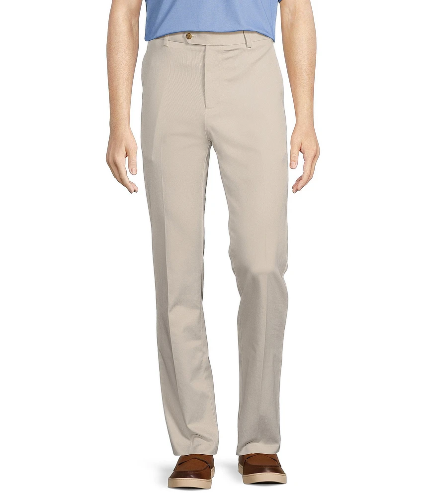 Roundtree & Yorke TravelSmart Ultimate Performance Slim Fit Flat Front Non-Iron Chino Pants