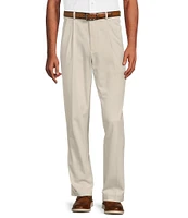 Roundtree & Yorke TravelSmart CoreComfort Big & Tall Non-Iron Pleated Classic Fit Chino Pants