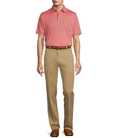 Roundtree & Yorke TravelSmart Ultimate Performance Classic Straight Fit Flat Front Non-Iron Chino Pants