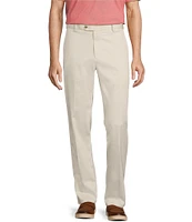 Roundtree & Yorke TravelSmart Ultimate Performance Classic Straight Fit Flat Front Non-Iron Chino Pants